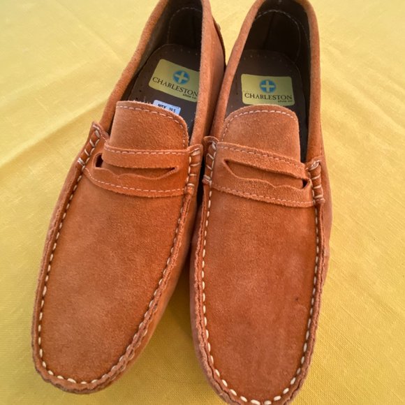 SOLD Charleston Shoe Company Men's Leather Moccasins NWOT - Picture 12 of 12
